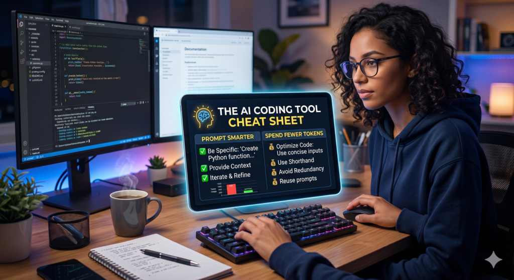 Prompt Smarter, Spend Fewer Tokens: The AI Coding Tool Cheat Sheet ...